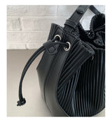 Natural Canvas Shirred Pouch Bag - A Drawstring Bag with a Unique Vibe