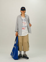 PM Linen Stripe Loose Fit Shirt