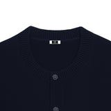 [Unisex] RÉSERVE BUTTON OVER FIT CARDIGAN [NAVY]