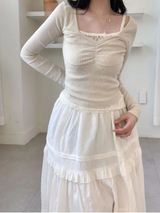 Eyelet Punching T-shirt