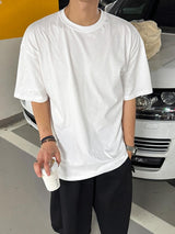[A-T0225] バックレタリング半袖Tシャツ