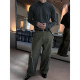 [Unisex] Low cutting wide pants(3color)