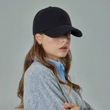 VA Curved Stud Link Wool-Blend Ball Cap / Black