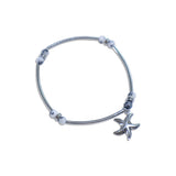 All Surgical Steel Starfish Gemstone Bracelet