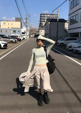  SOFT BOATNECK STRAP TEE