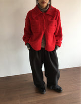 Dean Boucle Collar Cardigan (4 Colors)
