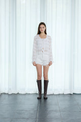 RASCHEL TIERED CARDIGAN JACKET