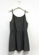 ribbon strap layered dress