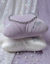 [Baby Monster Rora Necklace] Balletcore Moon Layered Necklace (Surgical Steel)