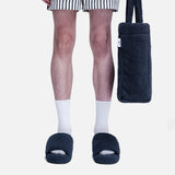 HODGEHOG TOWELING SLIDES_NAVY