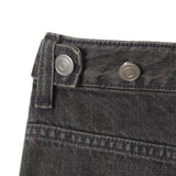 LMN lower incision wide denim pants (2 colors)