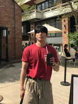 Soft short-sleeved T-shirt