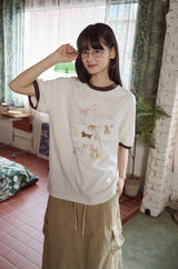 26SS★ コージーパピーリンガー半袖Tシャツ