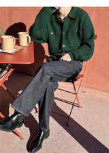 [4SEASON] Low regular denim pants(S-XL)