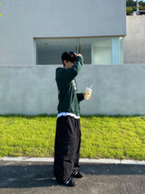 Big Pocket Balloon Cargo Denim Pants 2C