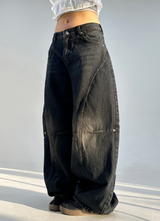 RIVET POINT BALLOON DENIM 🤎