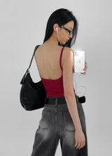 [MADE] Easy Backless Tank Top With Built-in Cap