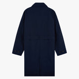 Stranger Classic Fit Belted Padding Coat (Navy)