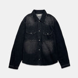 Over Washing Western Shirt Jacket (No.860)