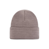 VARZAR Chain Logo Natural Beanie / Indiepink