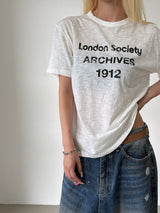ロンドン アーカイブス ハーフ Tシャツ(3color)