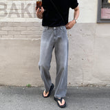 LMN Lebo Stone Semi-Wide Denim Pants (2 colors)