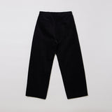 MAN ワンタックコーデュロイパンツ BLACK