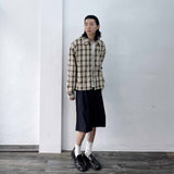 Structural Overlap Wide Shorts