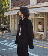 フォードベルクロデニムクロップジャケット