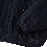 Corduroy Contrast Quilted Blouson - NAVY