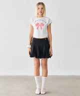 BALLOON MINI SKIRT BLACK
