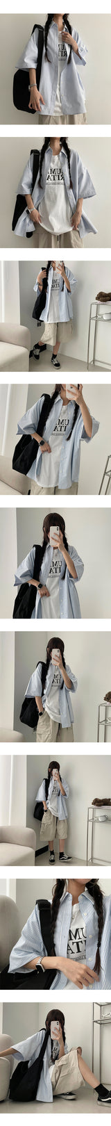 Nars lettering short-sleeved T-shirt