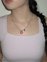 gleaming little star necklace [purple]