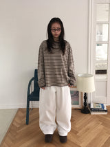[unisex] Maje Stripe Over Long Sleeve Tee