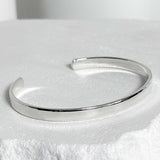 SV925-5mm SIMPLE none logo bangle_silver