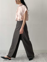 Scone Unbalanced Wrap Wide Slacks