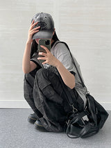 (UNISEX) スピードウェイリンガー半袖Tシャツ