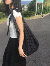 リボンティアードショルダーバッグ