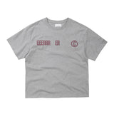 ストリートリーグ グラデーションアートワーク ロゴ オーバークロップフィット Tシャツ (メランジ)
