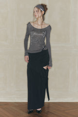 DUSK GRAPHIC TEE charcoal
