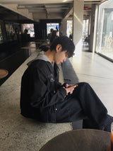 [SET] オーベールノンフェイドカーブドデニムパンツ 2C