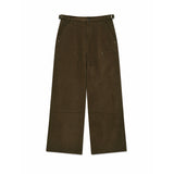Western boots cut work pants / Khaki