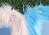 pink hairy fairy mirror