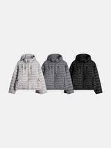 Tech multi-pocket hooded lightweight padding