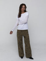 Layered Long Sleeve Top_White