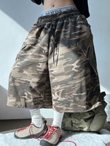 WINGS🪽 RIVET CAMOUFLAGE BERMUDA🩶💚💙🖤2COLOR