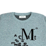 MÖBIUS LETTERING LOGO JACQUARD KNIT UNISEX (2COLOR)