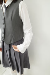 Eve Pintuck Vest (2color)