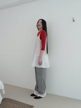 AIRY DOT DRESS (WHITE)