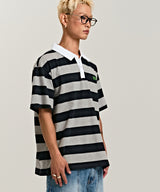 939スモールロゴポロTシャツ(NAVY/GRAY)